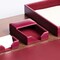 Dacasso Burgundy Bonded Leather 4" x 6" Memo Holder AG-5209 - alternate 7